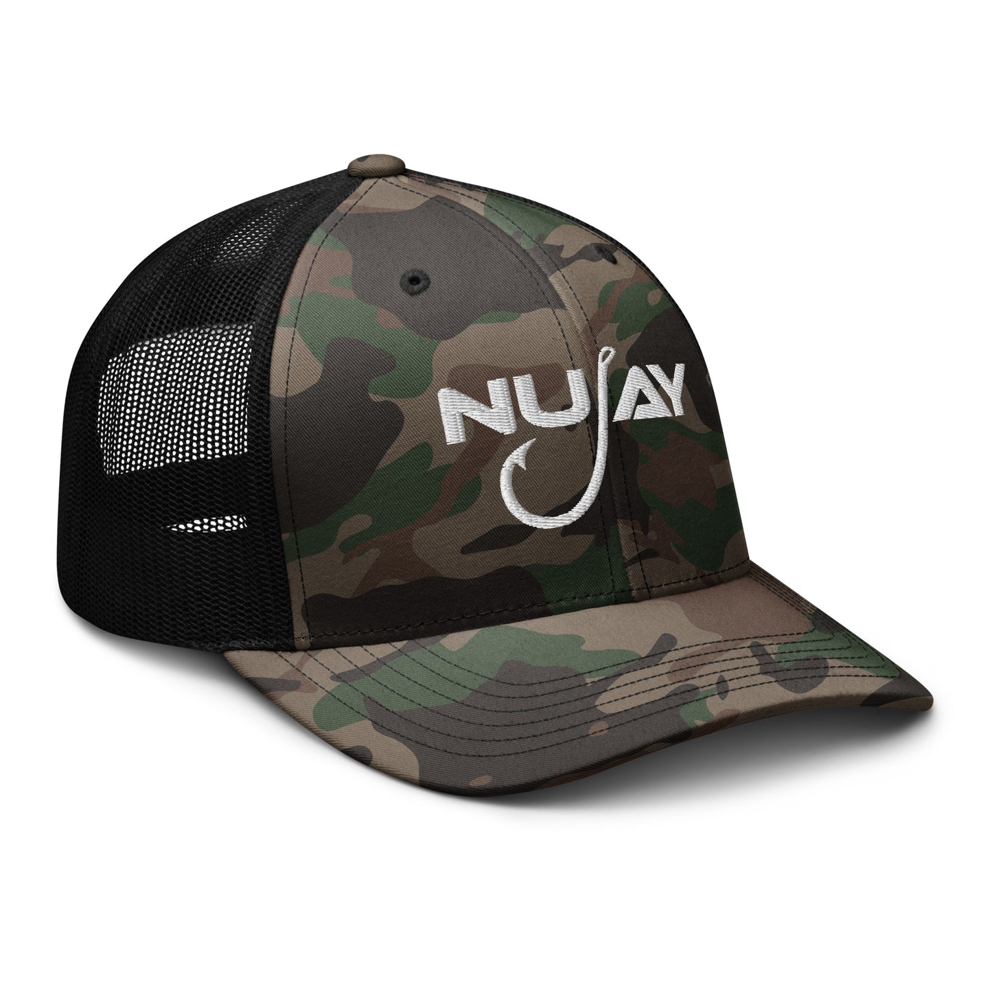 Nujay Outdoors Camouflage Trucker Hat