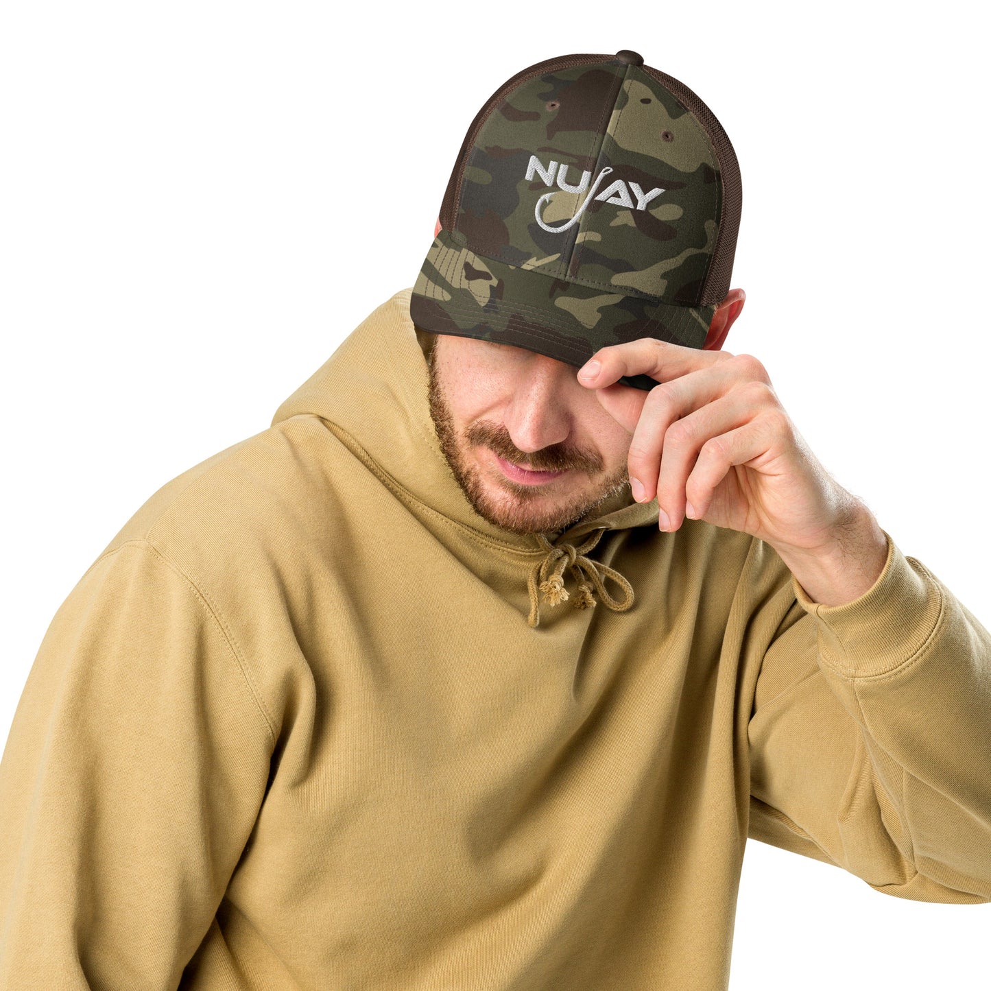 Nujay Outdoors Camouflage Trucker Hat