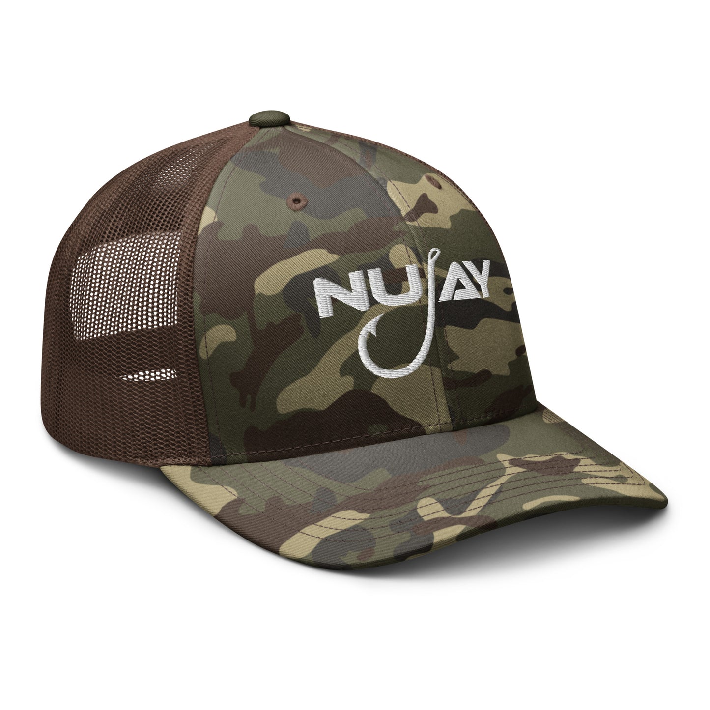Nujay Outdoors Camouflage Trucker Hat