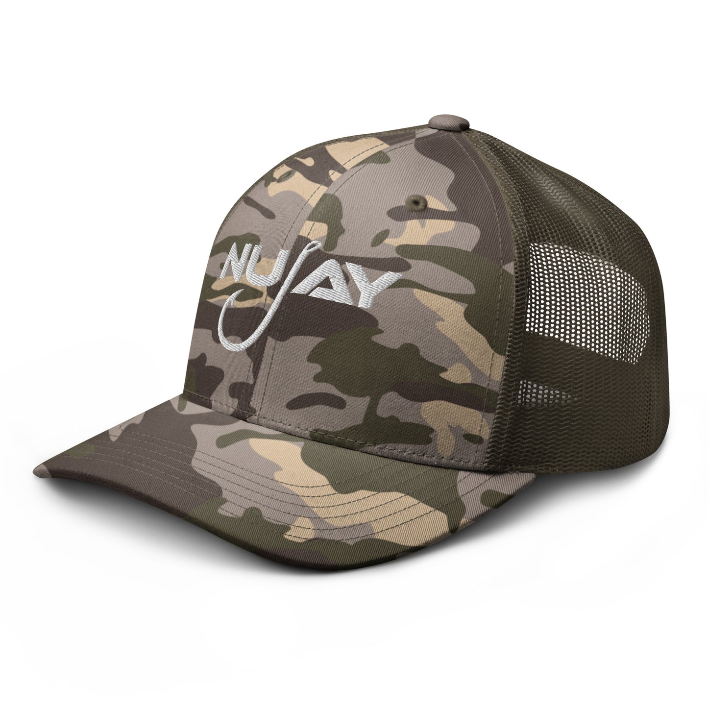 Nujay Outdoors Camouflage Trucker Hat