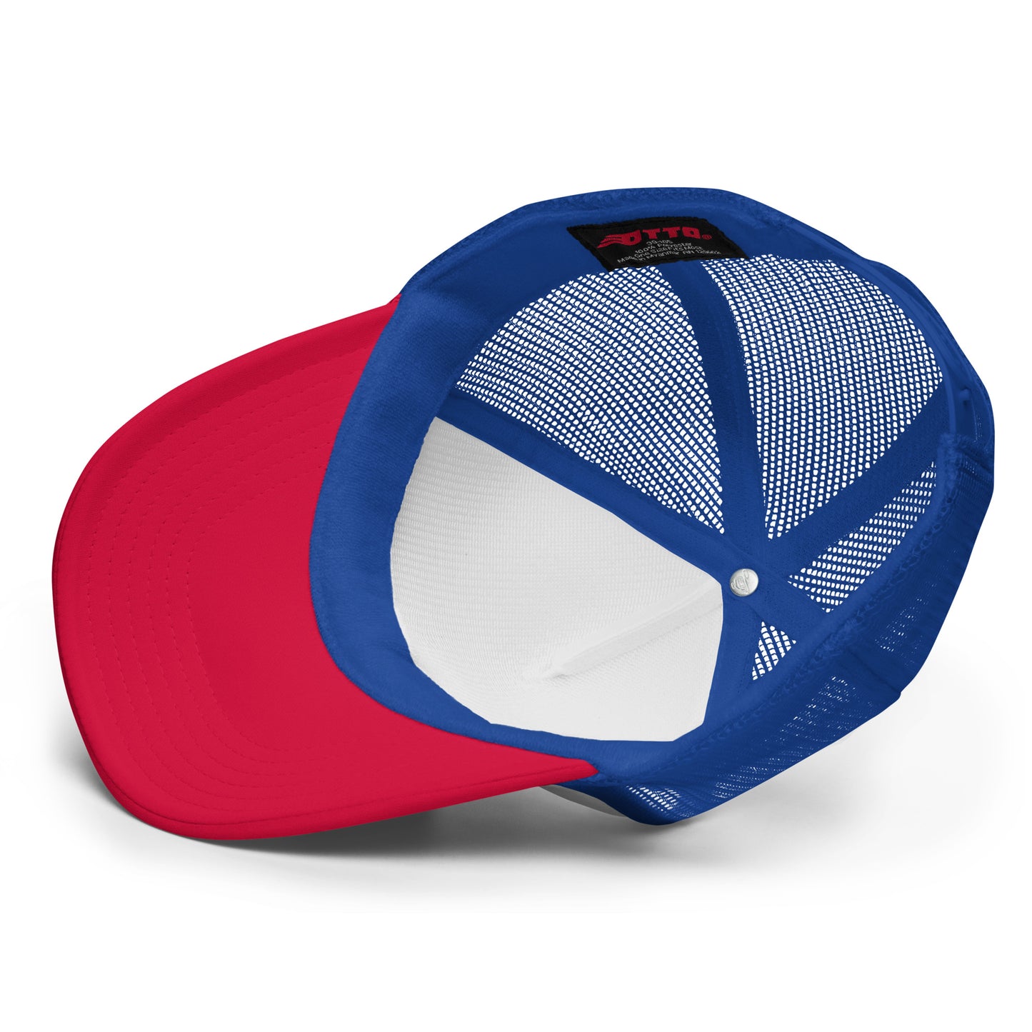 Nujay Outdoors Red, White, & Blue Foam trucker hat