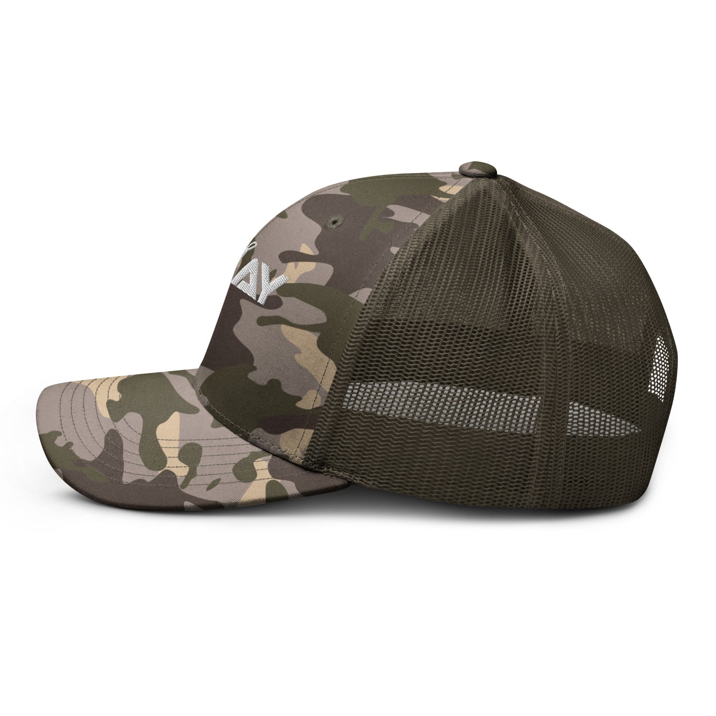 Nujay Outdoors Camouflage Trucker Hat